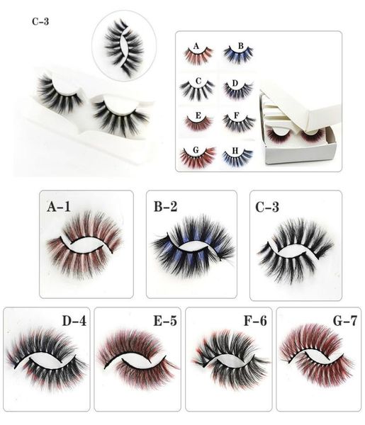 3d false colored eyelashes natural faux mink fluffy eye lash extension makeup cosplay colorful eyelash dhl j0759755596
3d false colored eyelashes natural faux mink fluffy eye lash extension makeup cosplay colorful eyelash dhl j0759755596