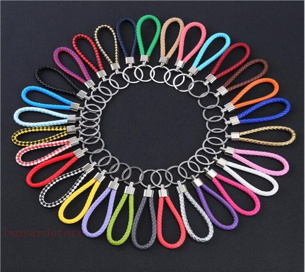 50pcslot knitted leather cord keychain car key chain lady bag handheld key pendant mixed 28 colors lanyard shiping2795336, Black
50pcslot knitted leather cord keychain car key chain lady bag handheld key pendant mixed 28 colors lanyard shiping2795336, Black