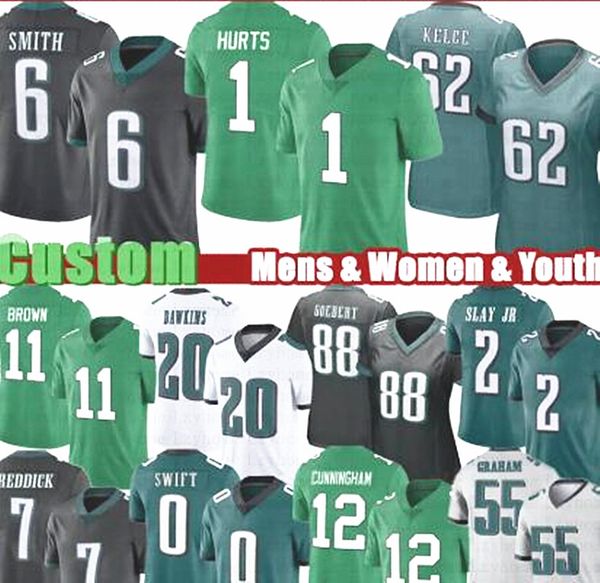 jalen hurts philadelphias eagles''1 football jerseys super bowl lvii a.j. brown miles sanders devonta smith jason kelce haason red, White
jalen hurts philadelphias eagles''1 football jerseys super bowl lvii a.j. brown miles sanders devonta smith jason kelce haason red, White