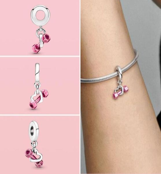 new popular 100 925 sterling silver pendant dumbbell heart charm beaded for original p bracelet necklace high jewelry diy making3321768, Bronze;silver
new popular 100 925 sterling silver pendant dumbbell heart charm beaded for original p bracelet necklace high jewelry diy making3321768, Bronze;silver