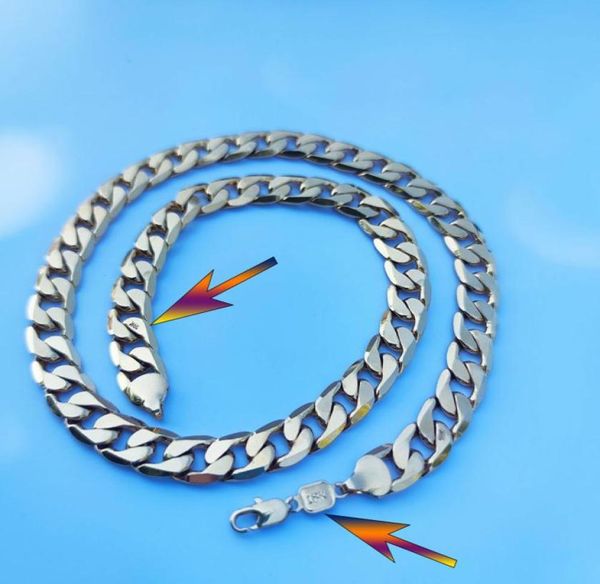 classic simple cuban chain necklace men fashion 18k stamp solid fine gold authentic finish jewelry collar hombres 12mm 24inch3079138, Silver
classic simple cuban chain necklace men fashion 18k stamp solid fine gold authentic finish jewelry collar hombres 12mm 24inch3079138, Silver