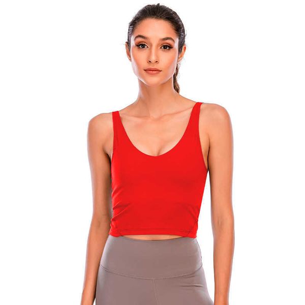 popular ll-22 yoga bra align tank womens sport bra classic fitness butter soft tank gym crop yoga vest beauty back shockproof with removable, Gray
popular ll-22 yoga bra align tank womens sport bra classic fitness butter soft tank gym crop yoga vest beauty back shockproof with removable, Gray