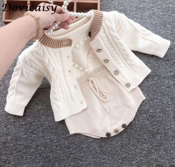 autumn girls clothes baby knitted romper set infant newborn kids cardigan boys sweater cotton jumpsuit 2103098891815, White
autumn girls clothes baby knitted romper set infant newborn kids cardigan boys sweater cotton jumpsuit 2103098891815, White