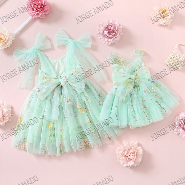 family matching outfits for summer sweet style soild color embroidery open back dress and bodysuit sisters e1237 230714, Blue
family matching outfits for summer sweet style soild color embroidery open back dress and bodysuit sisters e1237 230714, Blue