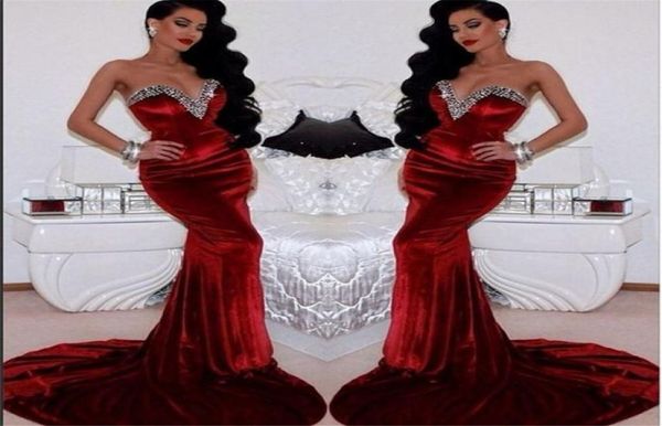 2020 charming evening gowns noche off the shoulders beaded burgundy velvet mermaid prom dresses long pageant bridesmaid dress7250341, Black
2020 charming evening gowns noche off the shoulders beaded burgundy velvet mermaid prom dresses long pageant bridesmaid dress7250341, Black