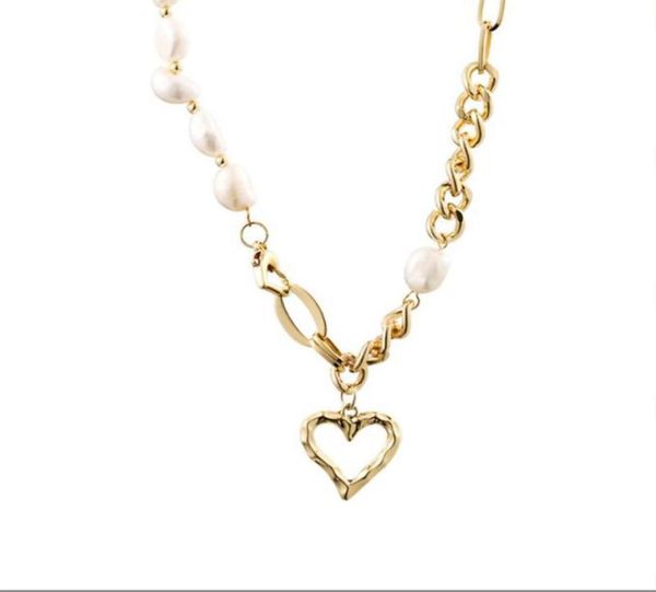 natural baroque pearl love pendant necklaces female stitching ins trendy hip hop clavicle chain small design versatile necklace8328802, Silver
natural baroque pearl love pendant necklaces female stitching ins trendy hip hop clavicle chain small design versatile necklace8328802, Silver