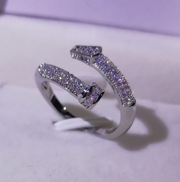 sparkling luxury jewelry 925 sterling silver classical 925 sterling silver open ring pave white sapphire women nai wedding adjusta5868403, Slivery;golden
sparkling luxury jewelry 925 sterling silver classical 925 sterling silver open ring pave white sapphire women nai wedding adjusta5868403, Slivery;golden