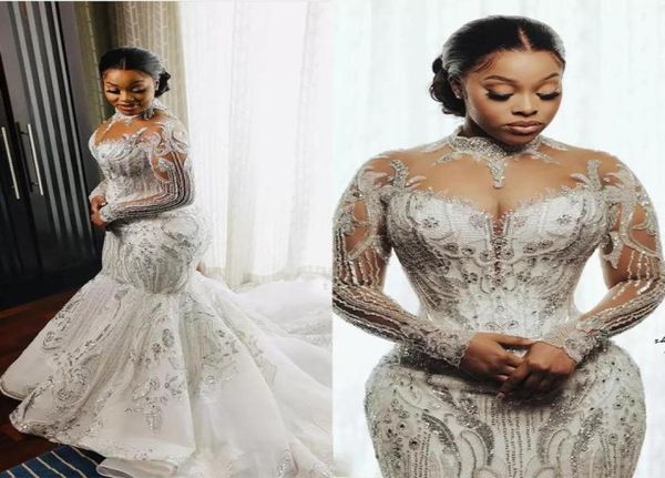 luxurious mermaid wedding dresses saudi arabic vintage high neck long sleeve crystals beads long train bridal gowns bc143972418550, White
luxurious mermaid wedding dresses saudi arabic vintage high neck long sleeve crystals beads long train bridal gowns bc143972418550, White