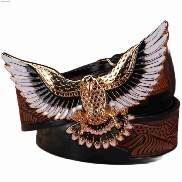 gold eagle mens belts luxury designer strap split genuine leather cintos ceinture girdle without buckle punk smooth l230704, Black;brown
gold eagle mens belts luxury designer strap split genuine leather cintos ceinture girdle without buckle punk smooth l230704, Black;brown
