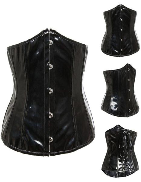 gothic fetish black underbust corset pvc vinyl bustier laceup punk s2xl body shaper1275645, Black;white
gothic fetish black underbust corset pvc vinyl bustier laceup punk s2xl body shaper1275645, Black;white