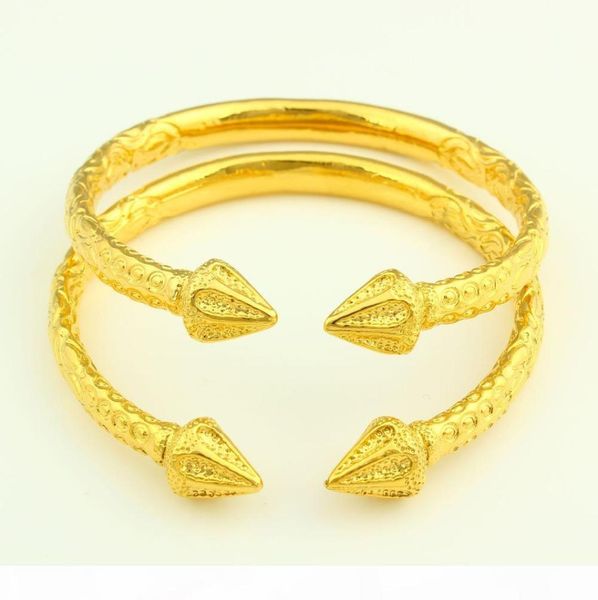 new arrowhead openable 14 k yellow fine solid gold filled bangle engraved trendy aiguille pattern bracelet 2 piece jewelry wholesa5182891, Black
new arrowhead openable 14 k yellow fine solid gold filled bangle engraved trendy aiguille pattern bracelet 2 piece jewelry wholesa5182891, Black