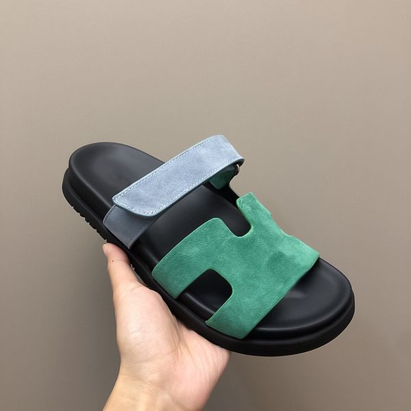genuine leather hook loop new style sandals and slippers luxury designer casual thick sole womens slippers frosted leather comfortable mens, Black
genuine leather hook loop new style sandals and slippers luxury designer casual thick sole womens slippers frosted leather comfortable mens, Black
