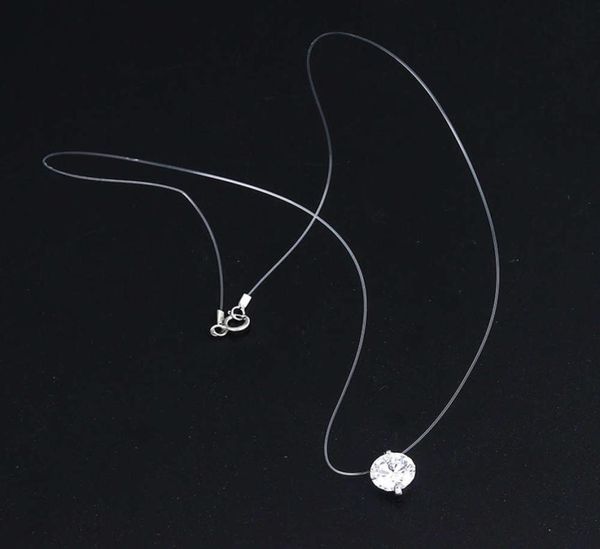 transparent fishline 925 silver zircon clavicle chain mermaid tear pendant necklace4324026
transparent fishline 925 silver zircon clavicle chain mermaid tear pendant necklace4324026