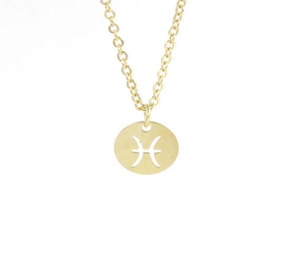 zodiac signs birthday necklace 316l stainless steel pisces 18k gold plated 12 constellation pendant women jewelry gift8311595, Silver
zodiac signs birthday necklace 316l stainless steel pisces 18k gold plated 12 constellation pendant women jewelry gift8311595, Silver