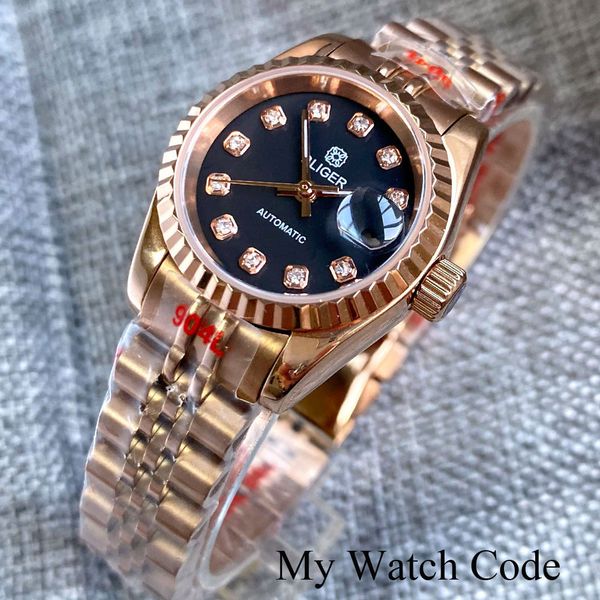 other watches nh05 movt rose gold women automatic watch 26mm steel case sapphire cyclop fluted bezel baton hand business girl s wristwatch 2, Slivery;black
other watches nh05 movt rose gold women automatic watch 26mm steel case sapphire cyclop fluted bezel baton hand business girl s wristwatch 2, Slivery;black