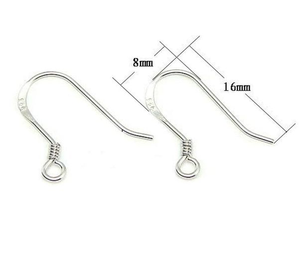 20pcslot 925 sterling silver earring hooks finding for diy craft jewelry 06x8x16mm wp0468019305
20pcslot 925 sterling silver earring hooks finding for diy craft jewelry 06x8x16mm wp0468019305