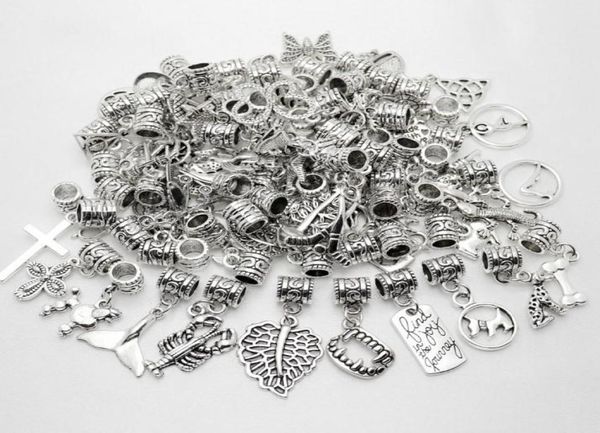 100pcs/lot alloymixed vintage charms pendant big hole beads fit charms bracelets necklace diy jewelry making3006934, Bronze;silver
100pcs/lot alloymixed vintage charms pendant big hole beads fit charms bracelets necklace diy jewelry making3006934, Bronze;silver