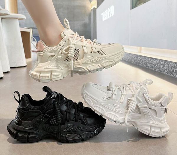 new chunky sneakers for women platform shoes fashion pink sports shoes woman summer breathable mesh casual walking shoes, Black
new chunky sneakers for women platform shoes fashion pink sports shoes woman summer breathable mesh casual walking shoes, Black