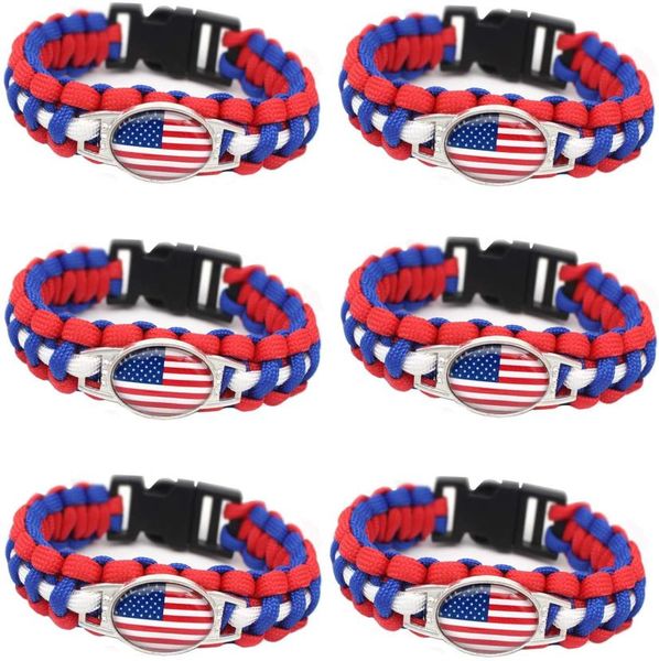 5 styles us american flag paracord outdoor camping bracelet for women men girlfriend gift s8183580, Golden;silver
5 styles us american flag paracord outdoor camping bracelet for women men girlfriend gift s8183580, Golden;silver