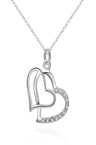 fashion jewelry plated 925 sterling silver inlaid zircon double heart pendant necklace 1195596
fashion jewelry plated 925 sterling silver inlaid zircon double heart pendant necklace 1195596