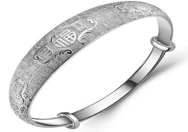 999 sterling silver plating copper chinese wedding cuff bangle charm bracelets for women 60mm 10pcs brand new 9333194, Black
999 sterling silver plating copper chinese wedding cuff bangle charm bracelets for women 60mm 10pcs brand new 9333194, Black