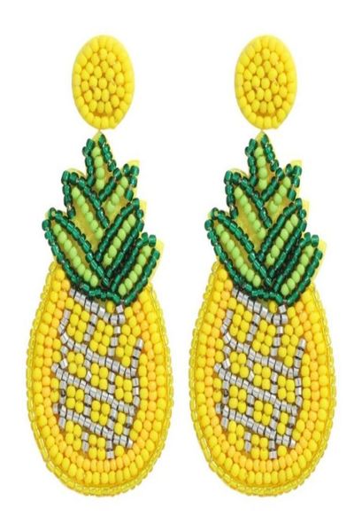 yellow color pineapple earrings bohemian handmade colorful beaded statement dangle earring for women jewelry88826149292477, Silver
yellow color pineapple earrings bohemian handmade colorful beaded statement dangle earring for women jewelry88826149292477, Silver