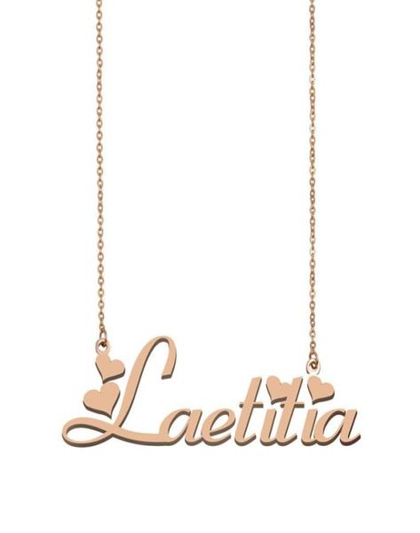 laetitia name necklaces pendant custom personalized for women girls children friends mothers gifts 18k gold plated stainless 7430193, Silver
laetitia name necklaces pendant custom personalized for women girls children friends mothers gifts 18k gold plated stainless 7430193, Silver