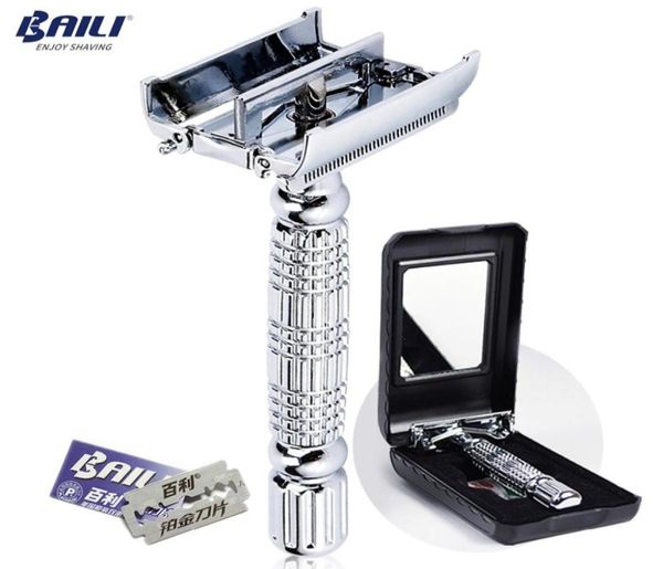 fashion stainless manual safety blade razor double edge shaver beard shaving for men with mirror case 6 blades bd1799607120
fashion stainless manual safety blade razor double edge shaver beard shaving for men with mirror case 6 blades bd1799607120
