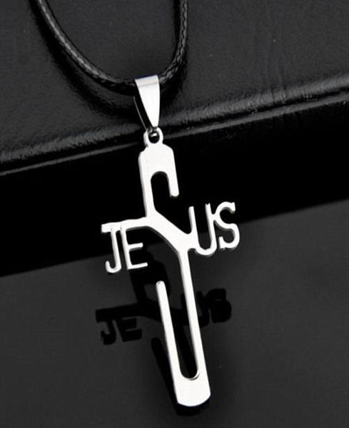 whole 10pcslot cool stainless steel jesus cross pendants necklace for men women039s jewelry gifts st061112704, Silver
whole 10pcslot cool stainless steel jesus cross pendants necklace for men women039s jewelry gifts st061112704, Silver
