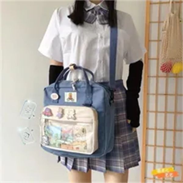 japanese style school bags for teenage girls preppy tote bag nylon bag backpack women shoulder bag mochila feminina bagpack sac a2, Black
japanese style school bags for teenage girls preppy tote bag nylon bag backpack women shoulder bag mochila feminina bagpack sac a2, Black