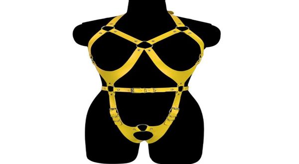bustiers corsets punk leather body harness bodysuit adjust bondage bra leg garter belt women lingerie goth cage suit4256918, Black;white
bustiers corsets punk leather body harness bodysuit adjust bondage bra leg garter belt women lingerie goth cage suit4256918, Black;white