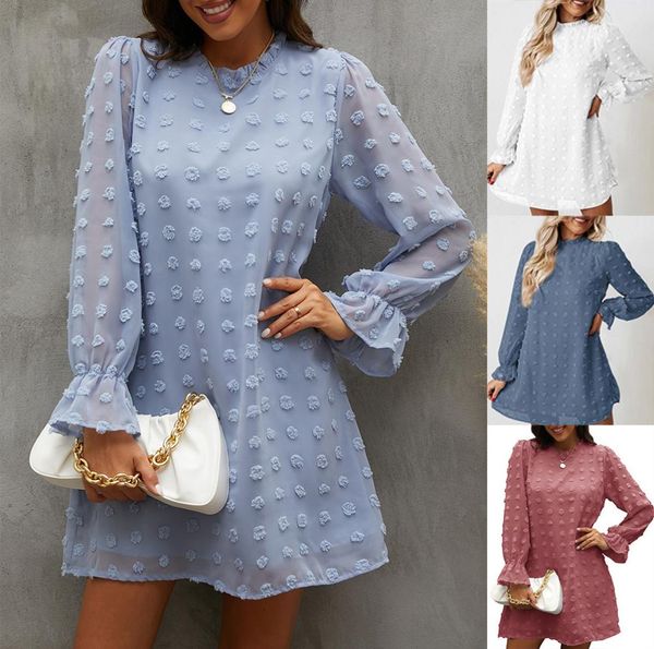 2022 europe and america autumn and winter new bubble long sleeve lace collar dress women8253011, Black;gray
2022 europe and america autumn and winter new bubble long sleeve lace collar dress women8253011, Black;gray