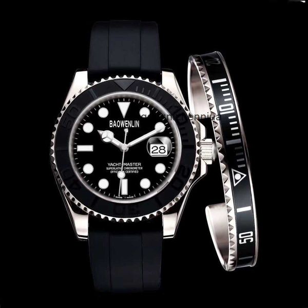 rubber watch ym 42 mm belt resistance diving crime dial 2813 nautical style automatic luxury watches men wristwatches iced out montre de lux, Slivery;golden
rubber watch ym 42 mm belt resistance diving crime dial 2813 nautical style automatic luxury watches men wristwatches iced out montre de lux, Slivery;golden