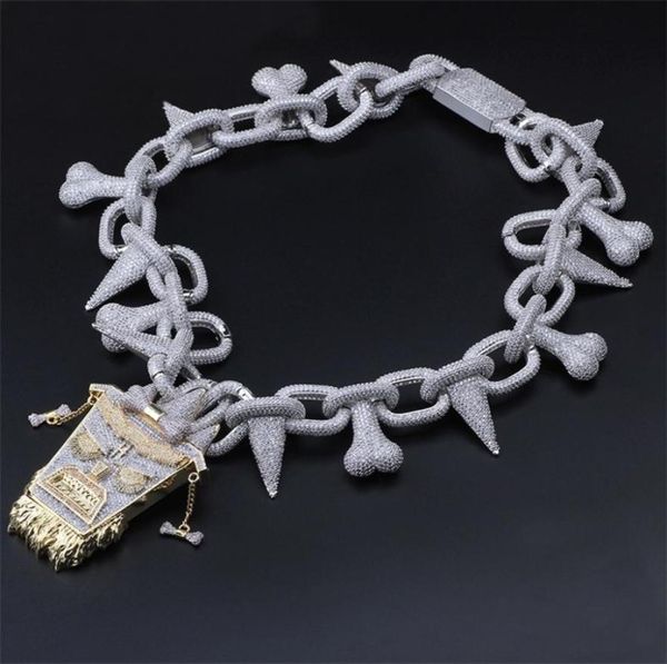 trippie redd style chain and iced out pendant punk rivet choker bling cubic zircon men039s hip hop necklace jewelry gold 2010139533619, Silver
trippie redd style chain and iced out pendant punk rivet choker bling cubic zircon men039s hip hop necklace jewelry gold 2010139533619, Silver