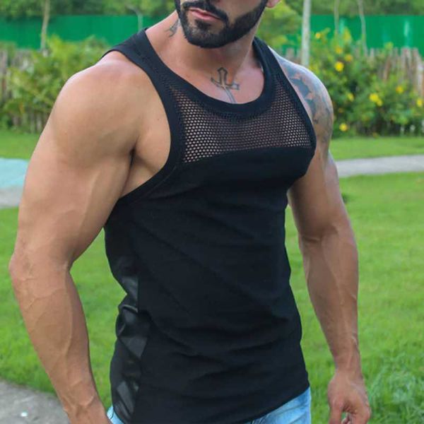 men' tank mens vest u-neck chest mesh sleeveless t-shirts 2023 summer casual sports tank tee tshirt clothing for men plus size 5xl l, White;black
men' tank mens vest u-neck chest mesh sleeveless t-shirts 2023 summer casual sports tank tee tshirt clothing for men plus size 5xl l, White;black