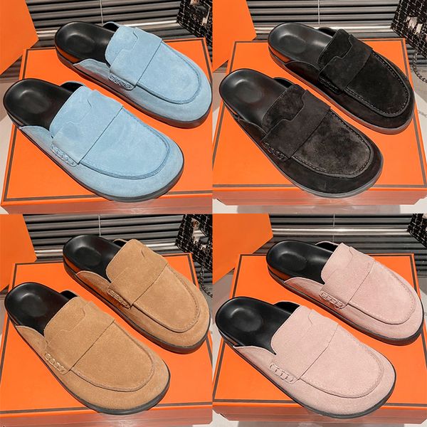 2023 fashion luxurys designer slippers go mule suedes calfskin sandals outdoor sandal beach sliders sky blue noir beige argile pink womens f, Black
2023 fashion luxurys designer slippers go mule suedes calfskin sandals outdoor sandal beach sliders sky blue noir beige argile pink womens f, Black
