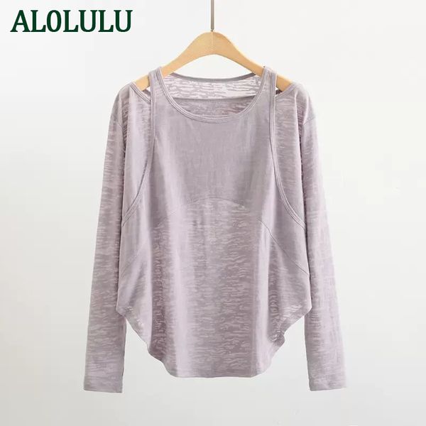 al0lulu yoga clothing women's light and loose thin long-sleeved quick-drying fitness t-shirt running breathable sports blouse
al0lulu yoga clothing women's light and loose thin long-sleeved quick-drying fitness t-shirt running breathable sports blouse