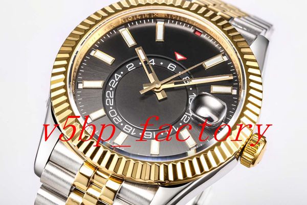 watch 326933 black dial 42mm mechanical bezel sapphire glass watches two tone gold stainless steel bracelet mens watches wristwatch, Slivery;brown
watch 326933 black dial 42mm mechanical bezel sapphire glass watches two tone gold stainless steel bracelet mens watches wristwatch, Slivery;brown
