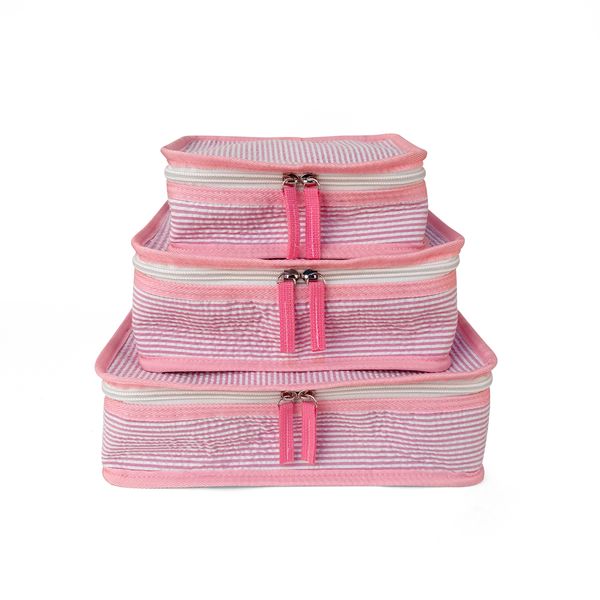seersucker bag organizer domil blanks wholesale packing cubes 3 in 1 travel bags set 3 size luggage packing bags dom2444, Blue;pink
seersucker bag organizer domil blanks wholesale packing cubes 3 in 1 travel bags set 3 size luggage packing bags dom2444, Blue;pink