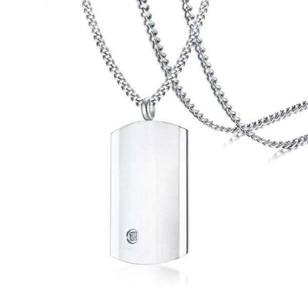 chains stainless steel zircon stone silver color dog tag men punk rock military pendant necklace jewelry gift for him with chain2026583
chains stainless steel zircon stone silver color dog tag men punk rock military pendant necklace jewelry gift for him with chain2026583