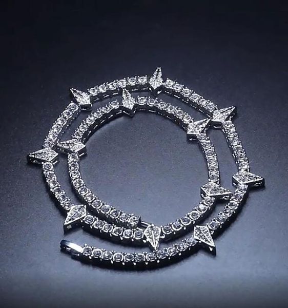 trendy cute iced out tennis chain for women men silver color choker necklaces pyramid geometric pendant rhinestone jewelry7086580, Black
trendy cute iced out tennis chain for women men silver color choker necklaces pyramid geometric pendant rhinestone jewelry7086580, Black