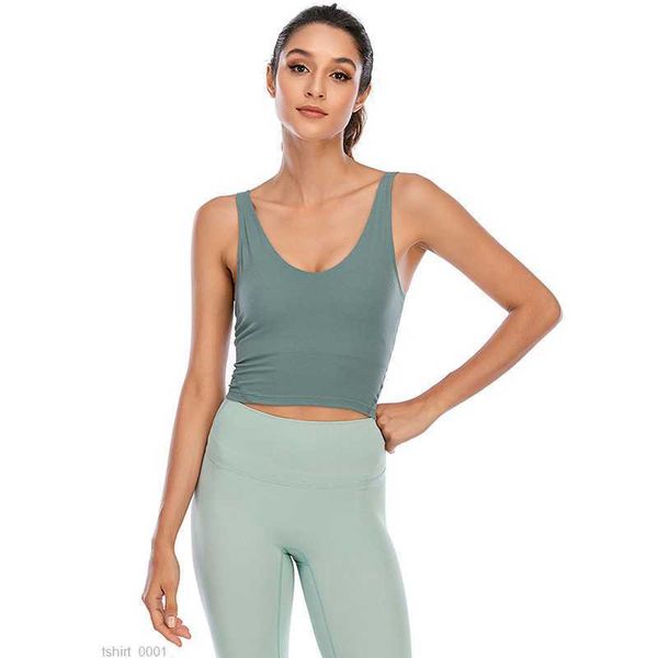 lu u type back align tank gym clothes women casual running nude tight sports bra fitness beautiful underwear vest shirt d30n, White
lu u type back align tank gym clothes women casual running nude tight sports bra fitness beautiful underwear vest shirt d30n, White