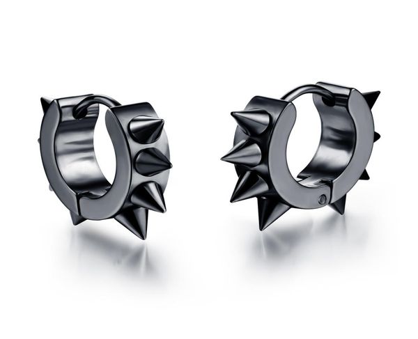 men women spikes studded 316l stainless steel punk spiky round huggie hoop earrings 1pair4315671, Golden;silver
men women spikes studded 316l stainless steel punk spiky round huggie hoop earrings 1pair4315671, Golden;silver