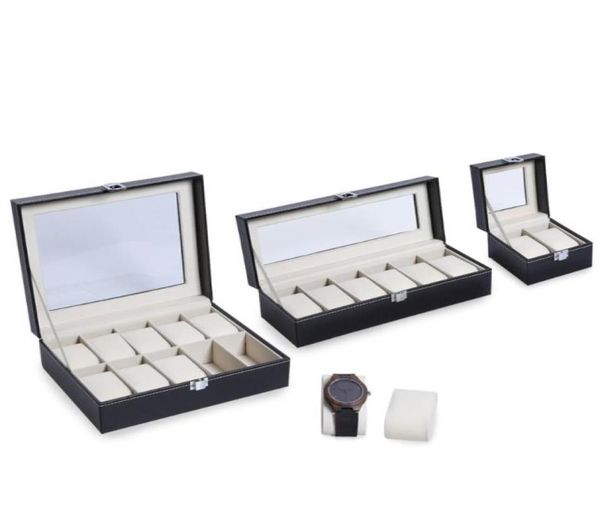 2 6 10 grids pu leather watch box case professional holder organizer for clock watches jewelry boxes case display1042334, Black;blue
2 6 10 grids pu leather watch box case professional holder organizer for clock watches jewelry boxes case display1042334, Black;blue