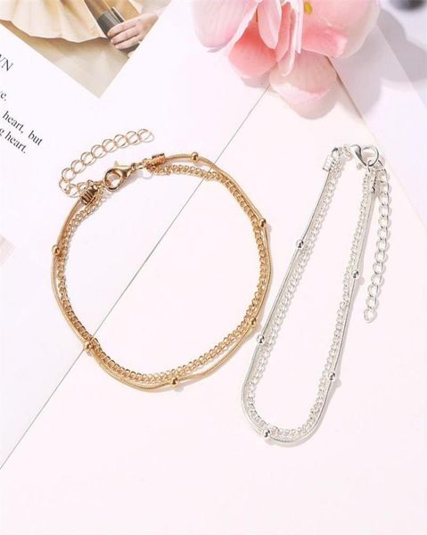 20pcslot double layer gold anklets european fashion summer foot jewelry for women beach beads geometric anklets ornaments6565061, Red;blue
20pcslot double layer gold anklets european fashion summer foot jewelry for women beach beads geometric anklets ornaments6565061, Red;blue