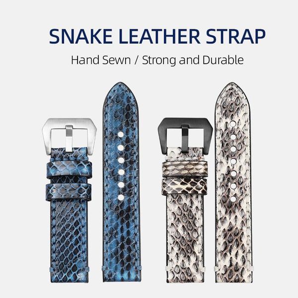 jackets handmade snakeskin strap 20 22 24 26mm bluegrey leather watchband thickened bracelet for pam111 441 men's bracelet, Black;brown
jackets handmade snakeskin strap 20 22 24 26mm bluegrey leather watchband thickened bracelet for pam111 441 men's bracelet, Black;brown