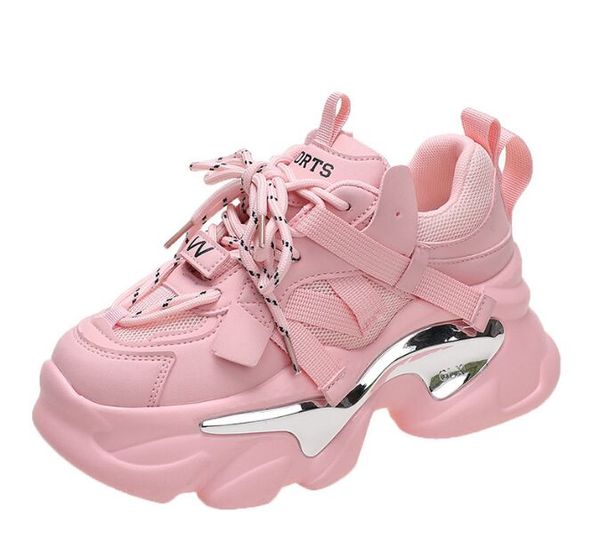 women shoes platform outdoor walking shoe female wild mesh breathable increased casual sports shoes for women dad shoes, Black
women shoes platform outdoor walking shoe female wild mesh breathable increased casual sports shoes for women dad shoes, Black