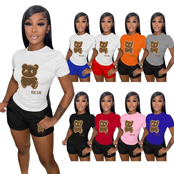 women tracksuits summer shorts designer two piece set 2023 new thickened hooded bear pattern sweater trousers casual sports jogging suits, Gray
women tracksuits summer shorts designer two piece set 2023 new thickened hooded bear pattern sweater trousers casual sports jogging suits, Gray