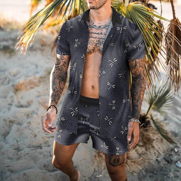 men's tracksuits summer shirt short sleeved buttoned cardigan collocation beach pant drawstr loose board type 3d print youthful vigor s, Gray
men's tracksuits summer shirt short sleeved buttoned cardigan collocation beach pant drawstr loose board type 3d print youthful vigor s, Gray