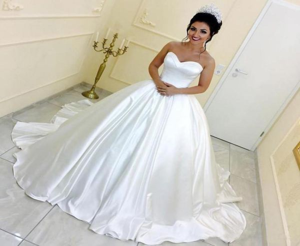 satin new elegant bridal ball gown wedding dresses white sweetheart sweep train bridal gowns custom made wedding gown9244517
satin new elegant bridal ball gown wedding dresses white sweetheart sweep train bridal gowns custom made wedding gown9244517